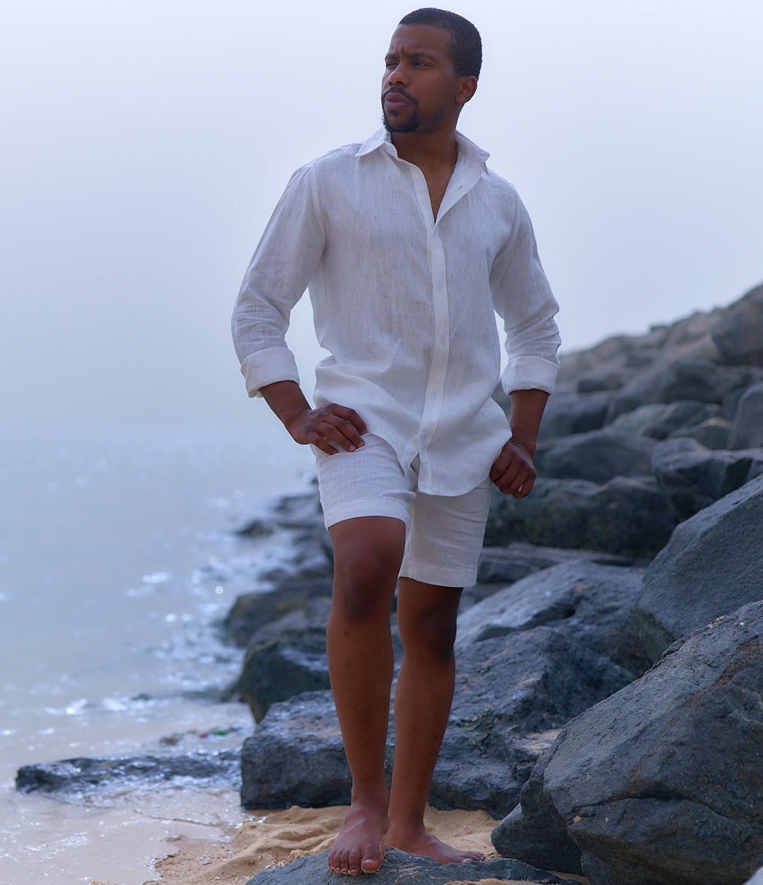 Linen shirt - white